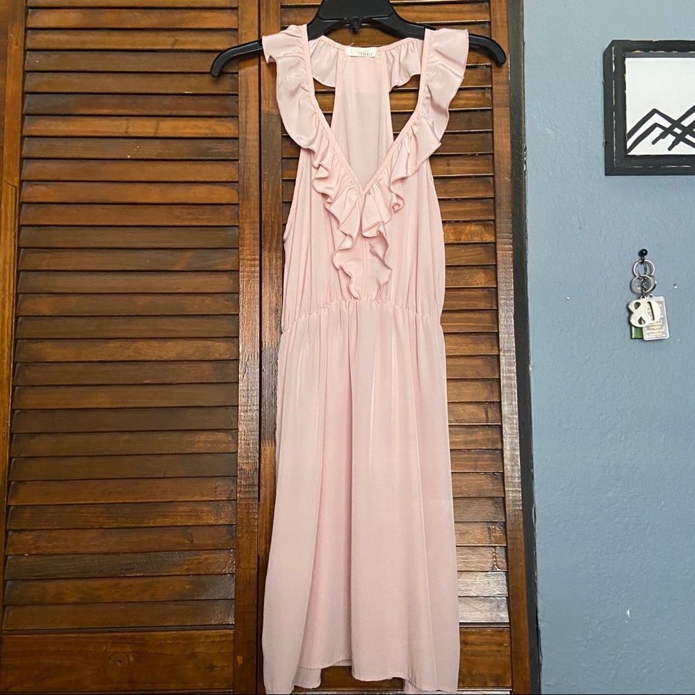 Very beautiful sheer pale pink dress